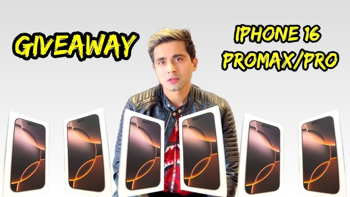 iPhone 16 Pro Max Giveaway for Just ₹10 India Offer